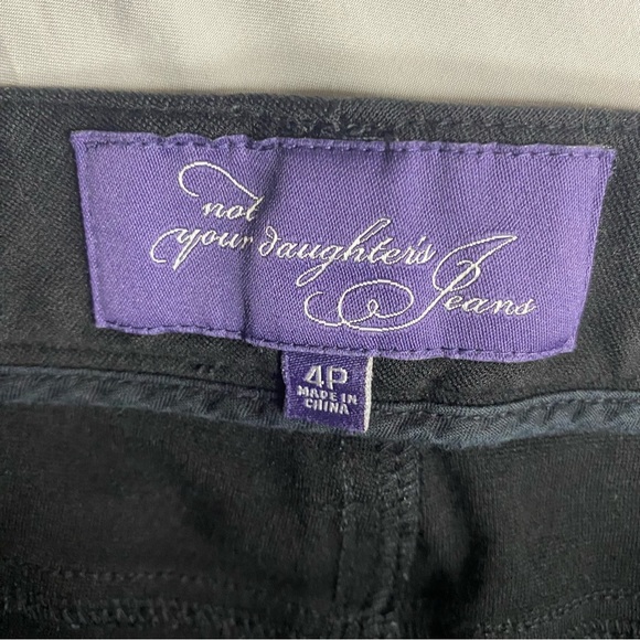 NYDJ Not Your Daughter’s Jeans 4P Black Mid Rise Lift Tuck Technology Stretch - Picture 3 of 10